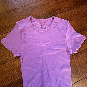 Urban Outfitters baby tee in pink fuchsia color!